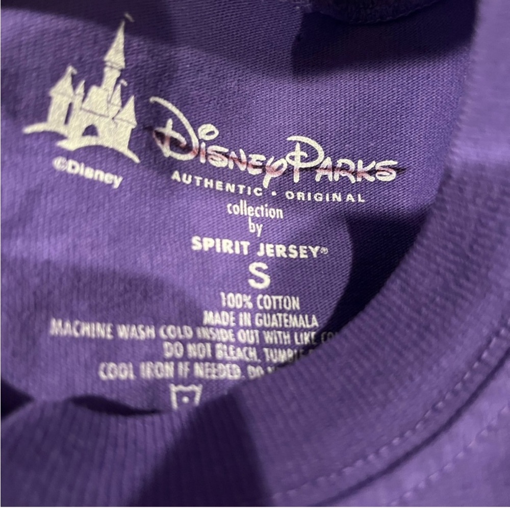 NWOT Disneyland Spirit Jersey Potion Purple Glitter Oversized Pullover Shirt - Picture 9 of 9